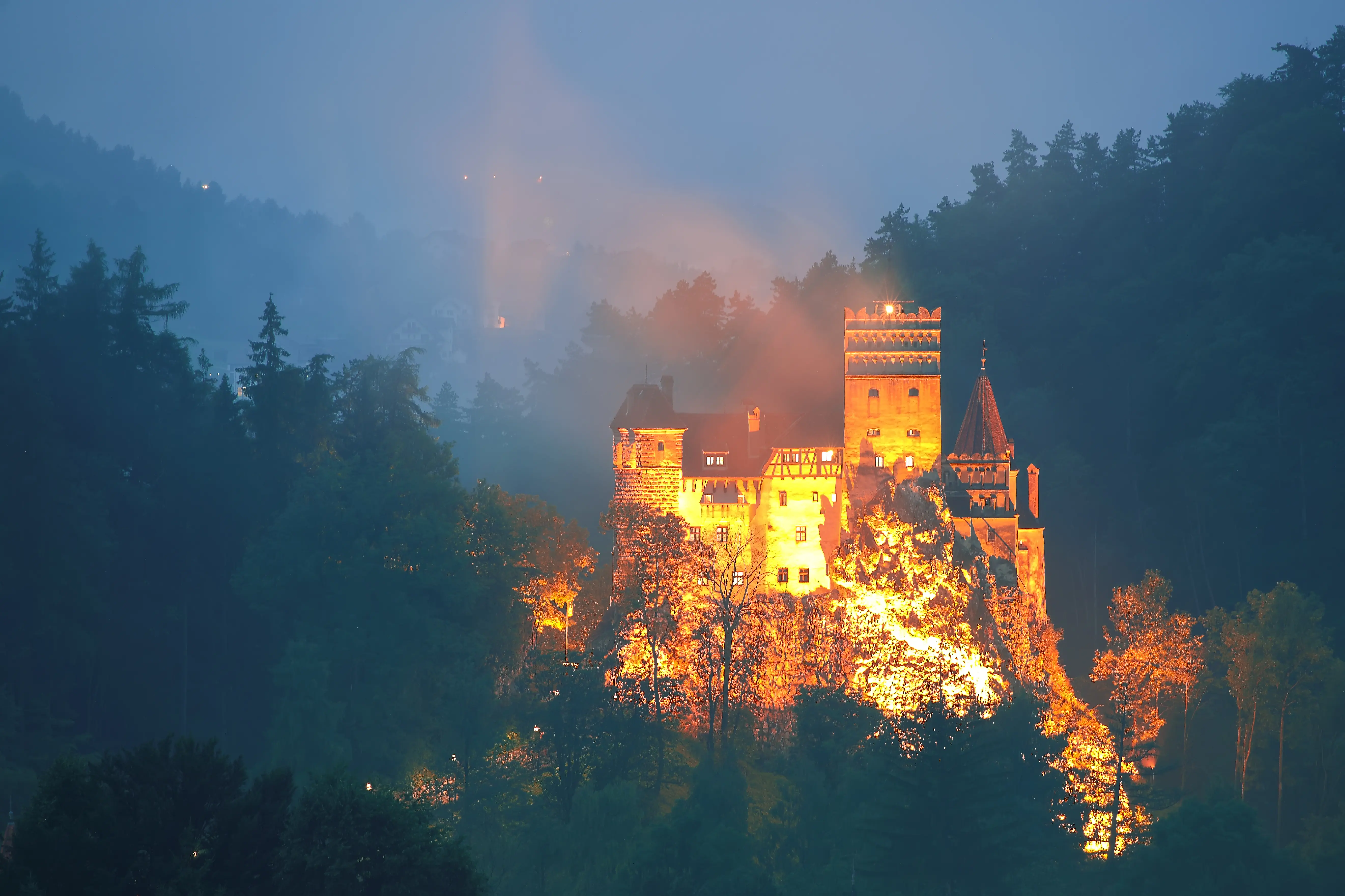 Bran Castle at Night